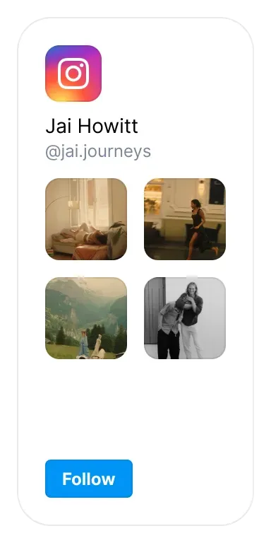 2x4 Instagram Widget
