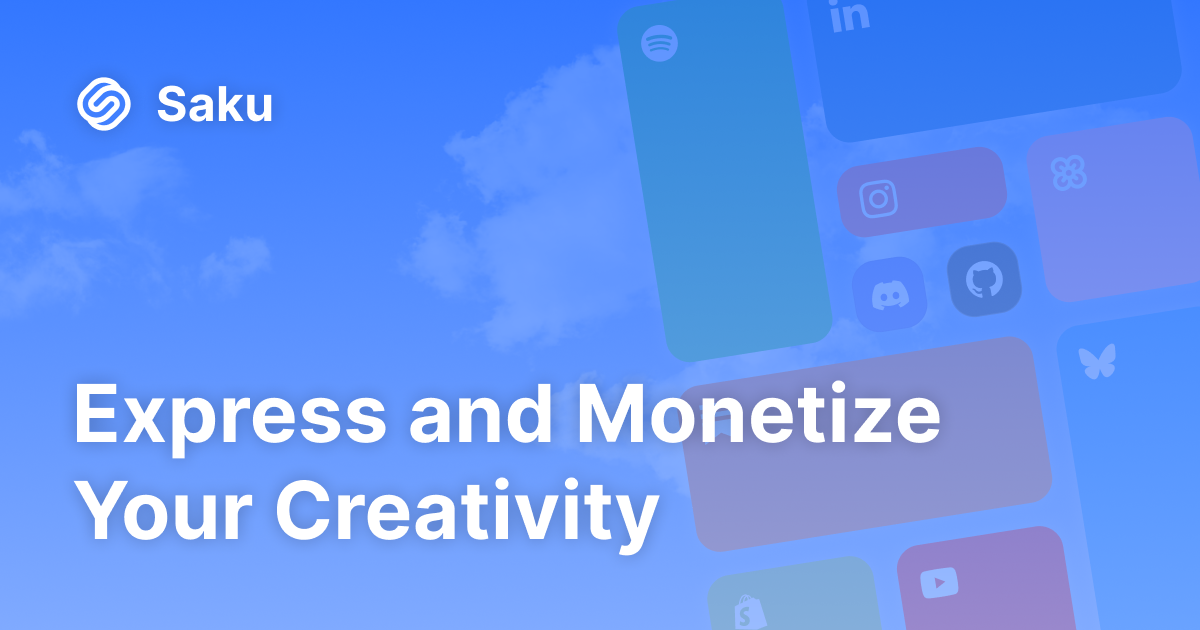 Saku - Express and Monetize Your Creativity